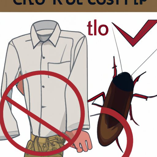 can roaches travel on your clothes