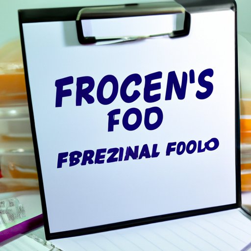 How to Start a Frozen Food Business A Comprehensive Guide The