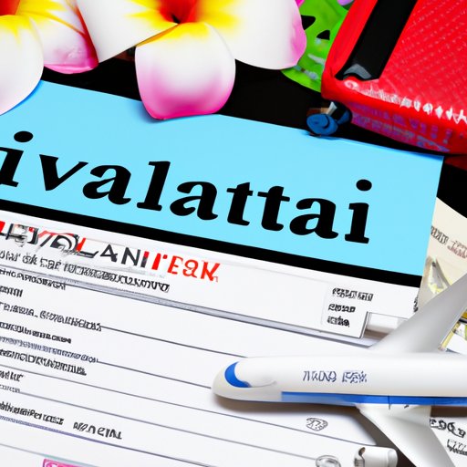 Planning a Trip to Hawaii Requirements, Flight Bookings,