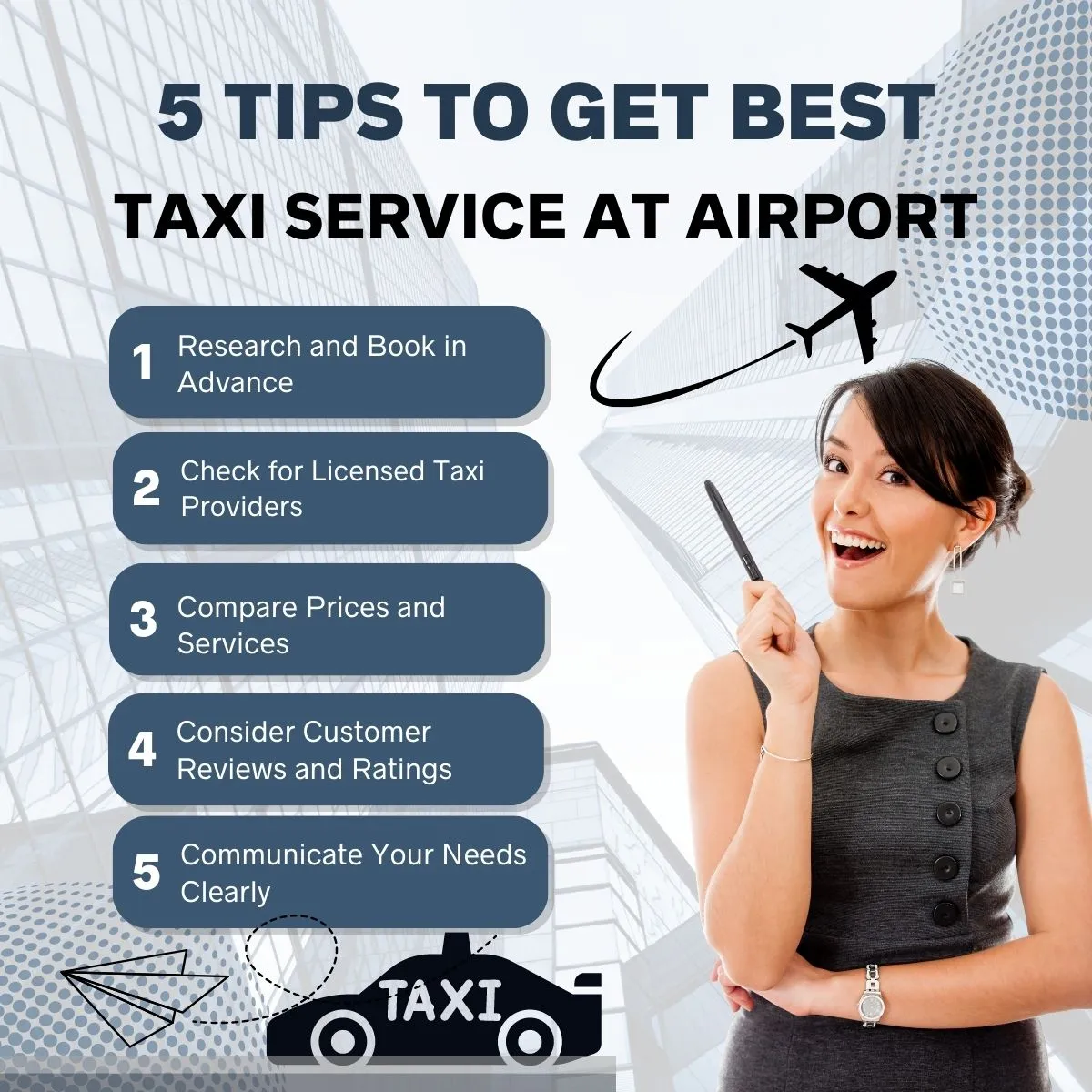 5 Tips to get best Airport taxi service